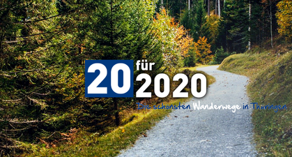 Die 20 für 2020 - die schönsten Wanderwege in Thüringen