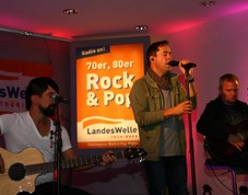 Jan Josef Liefers beim LandesWelle Hörerkonzert im Funkhaus