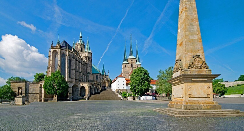 Wallfahrt auf Erfurter Domwiese