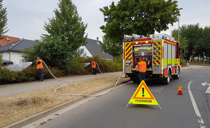 Feuerwehr gießt über 3.500 städtische Bäume