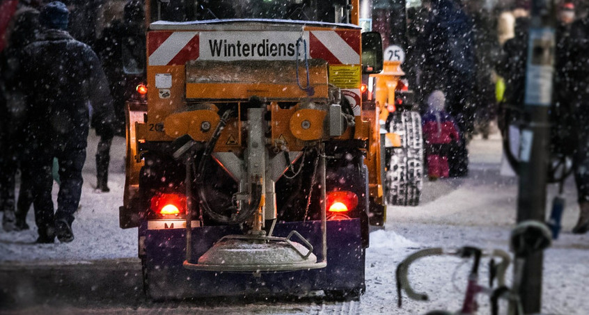 Streusalzlager in Thüringen werden gefüllt