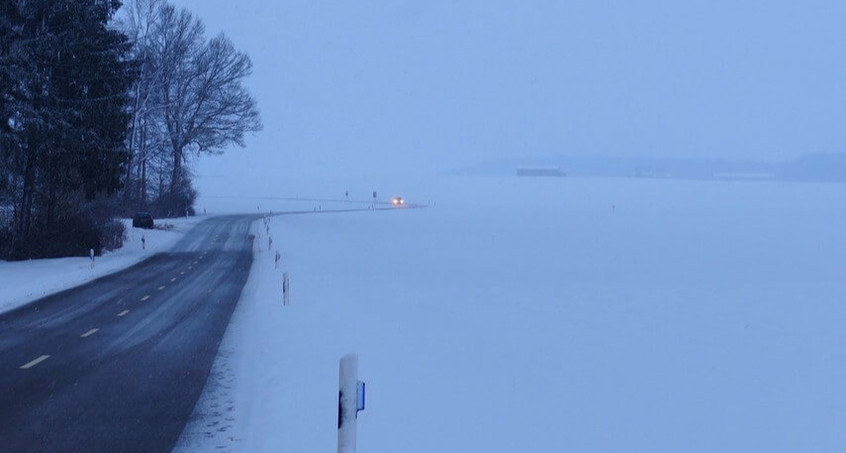 Verkehrslage auf den Straßen ruhiger