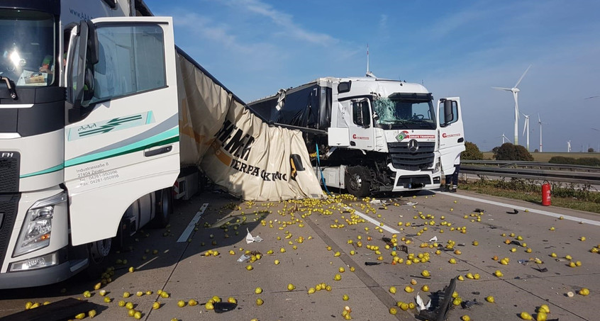 Lange Staus nach Unfall auf der A9