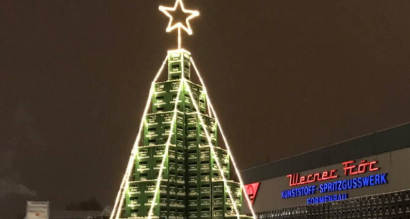 Etwas anderer Rekordweihnachtsbaum entsteht ab heute