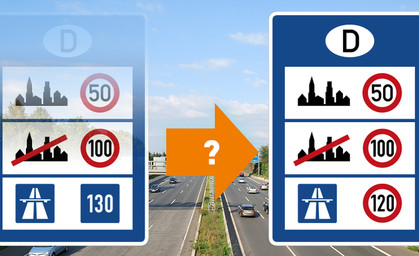 Auf deutsche Autobahnen bald Tempolimit 120km/h?