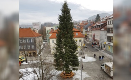 Der (wohl) letzte Weihnachtsbaum Thüringens wird abgebaut