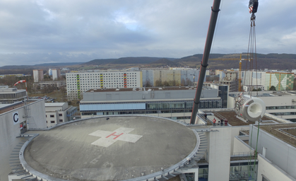 Schwergewichte schweben ins Uniklinikum