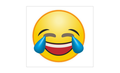 Tränen-Lach-Emoji ist das beliebteste