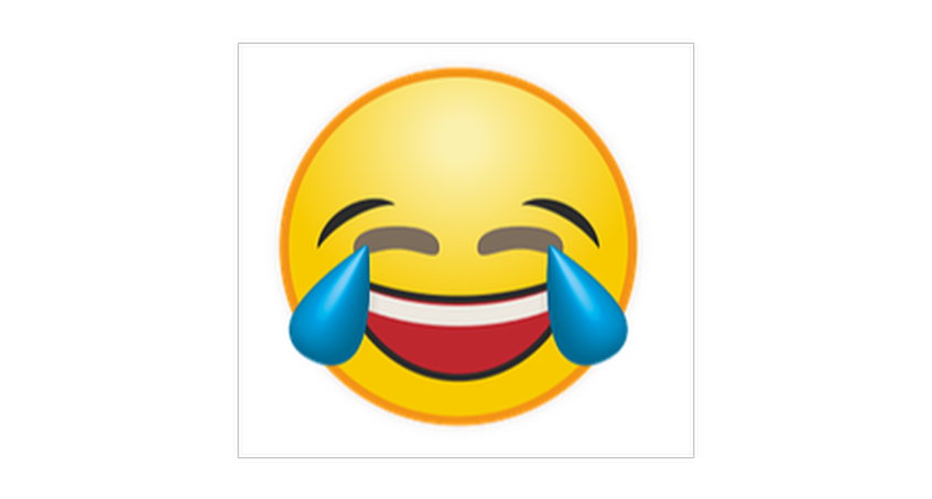 Tränen-Lach-Emoji ist das beliebteste