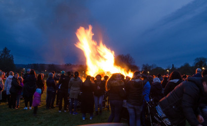 Maifeuer in Thüringen