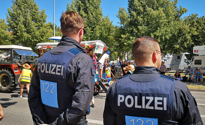 Nach Thüringentag - Polizei zieht positives Fazit