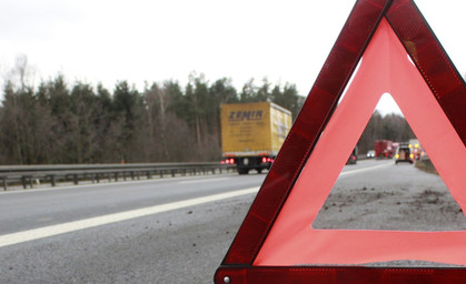 Sperrung wegen Trümmerfeld auf der A4