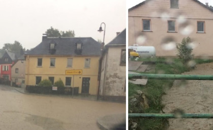 Erneut toben Unwetter über Thüringen