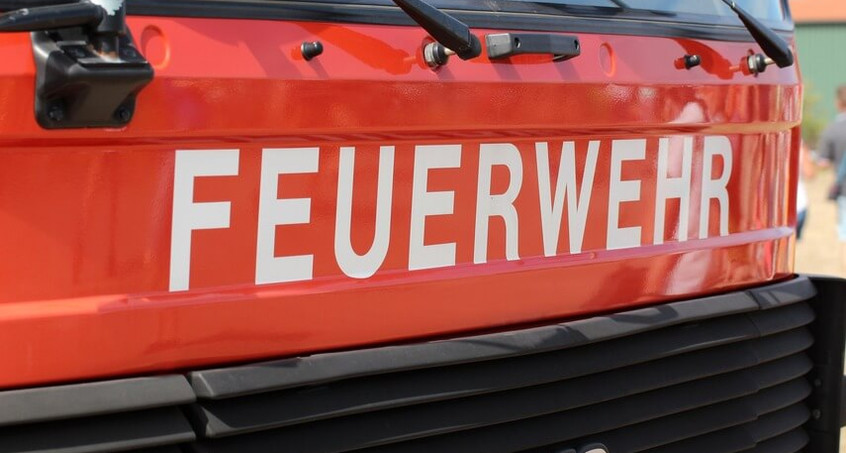 Explosion und Brand in Hirschendorf