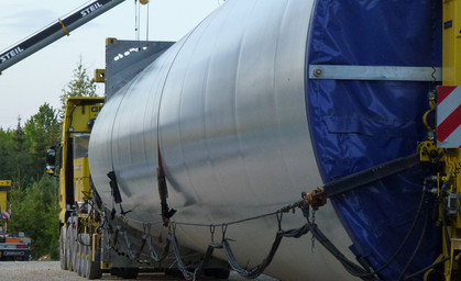 55 Schwertransporte für Windkraftanlagen rollen nachts durch Thüringen