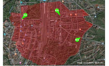 Fliegerbombe in Meiningen gefunden