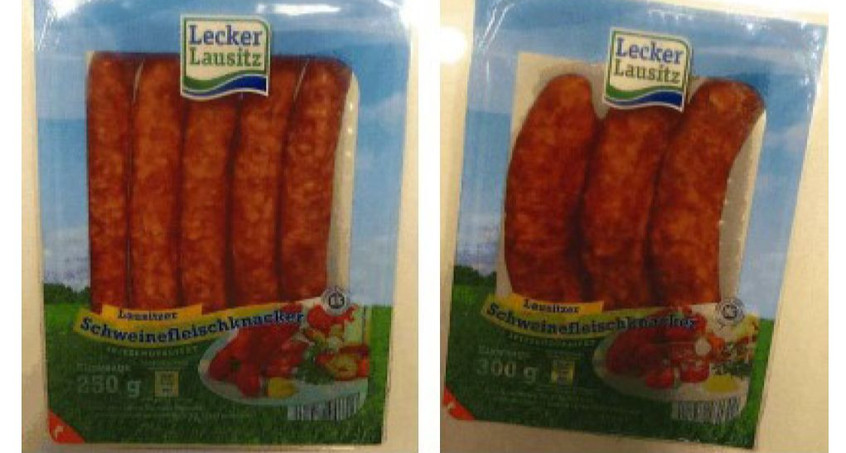 Vorsorglicher Produktrückruf von Schweinefleischknacker