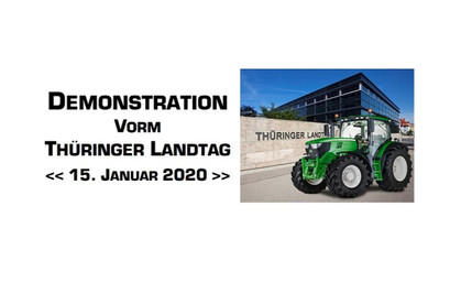 Bauern wollen mit Traktoren vorm Landtag demonstrieren