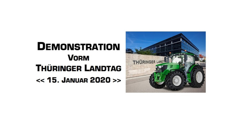 Bauern wollen mit Traktoren vorm Landtag demonstrieren