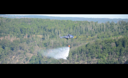 Schwieriger Löscheinsatz bei Waldbrand im Harz