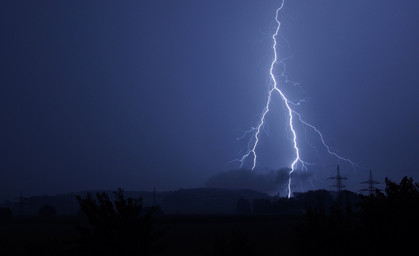 Starke Gewitter am Wochenende in Thüringen