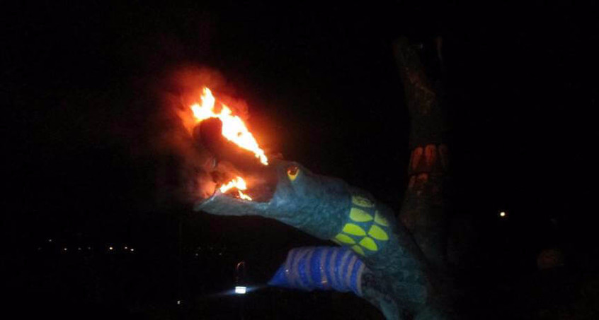 Nach Vandalismus - Saalfelder Drachen wird saniert