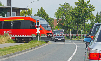 Horrorunfall am Bahnübergang