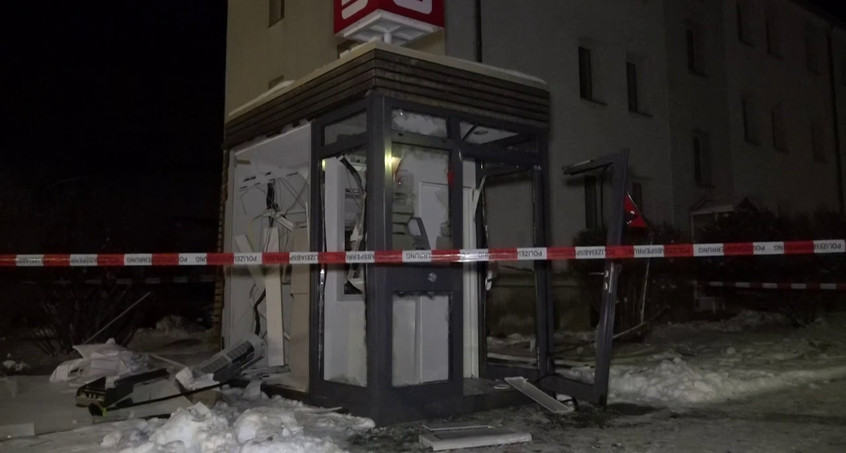 Geldautomat in Schleusingen gesprengt