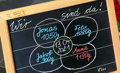 Vierlingsgeburt in Suhl