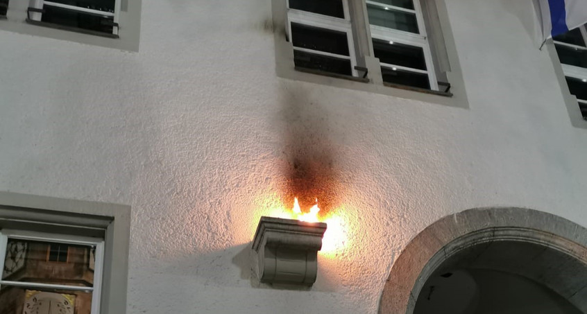 Brandanschlag auf Nordhäuser Rathaus