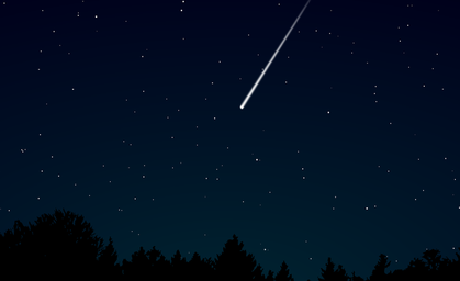 Feuerwerk am Nachthimmel: Perseiden-Sternschnuppen