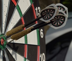 Die Übertragungen von Darts-Wettkämpfen erreichen inzwischen Top-Quoten. Bei unseren Umfrageteilnehmern immerhin bei 1,3 % auf dem Favoritenplatz!