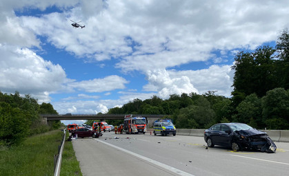 Horrorunfall auf der A4 bei Erfurt