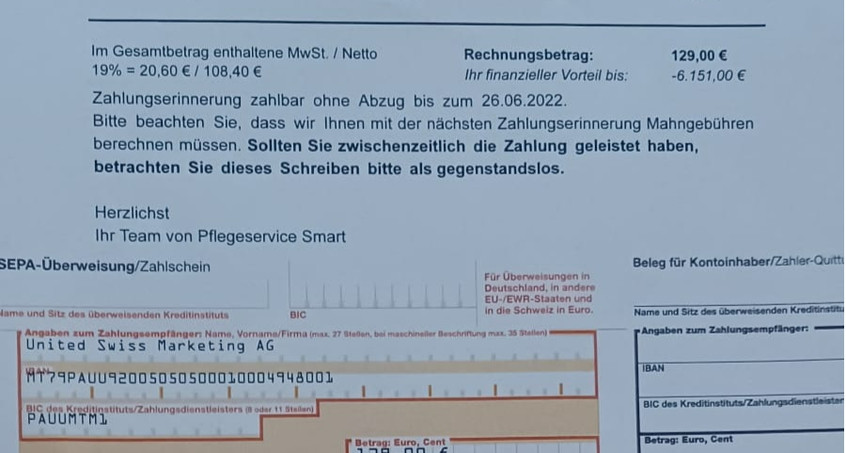 Was Sie bei dieser vermeintlichen Mahnung tun sollten
