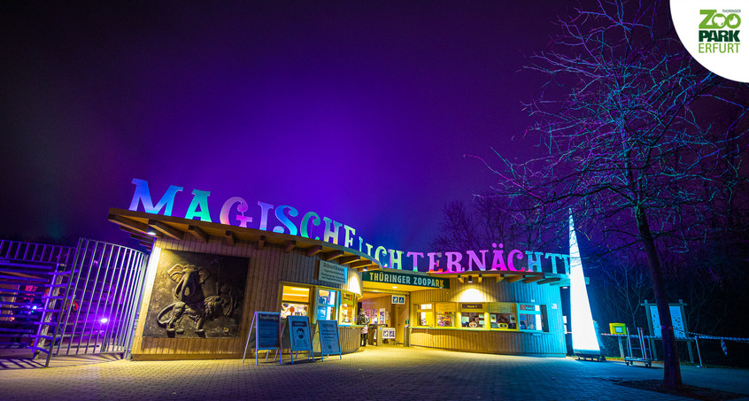 "Magische Lichternächte" beginnen im Zoopark Erfurt 
