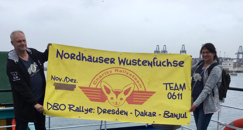 Thüringer fahren Spenden-Rallye Dresden-Dakar-Banjul 
