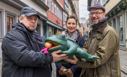 Froschkönig erneut vom Erfurter Weihnachtsmarkt gestohlen
