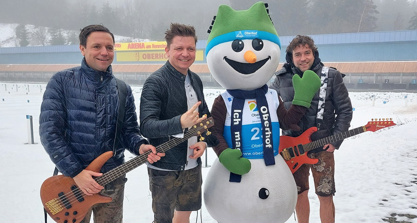 Dorfrocker drehen Video zum WM-Song "O-O-Oberhof"