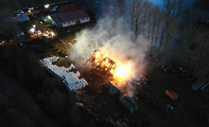 Brandserie im Kyffhäuserkreis: Wieder Großbrand in Westerengel 