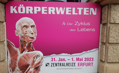  Ausstellung "Körperwelten & Der Zyklus des Lebens" in der Zentralheize eröffnet