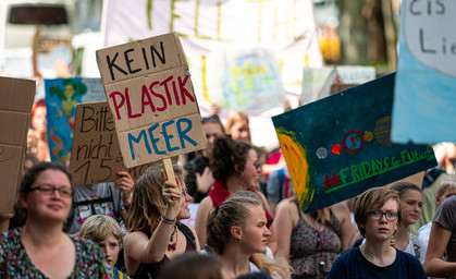 Klimastreiks von "Fridays For Future" am Freitagnachmittag  