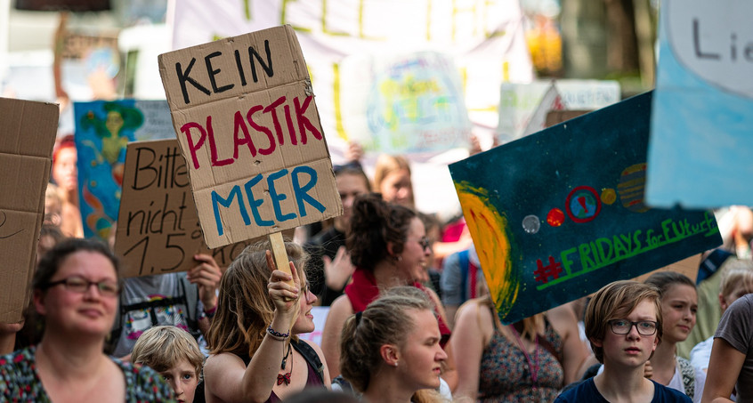 Klimastreiks von "Fridays For Future" am Freitagnachmittag  
