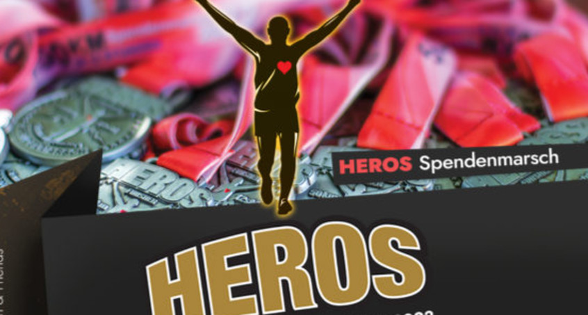 Jetzt Startplatz für vierten "HEROS" Spendenmarsch gewinnen!