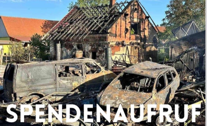 Spendenaufruf, Dorffest und Benefizkonzert für Brandopfer von Hemleben 