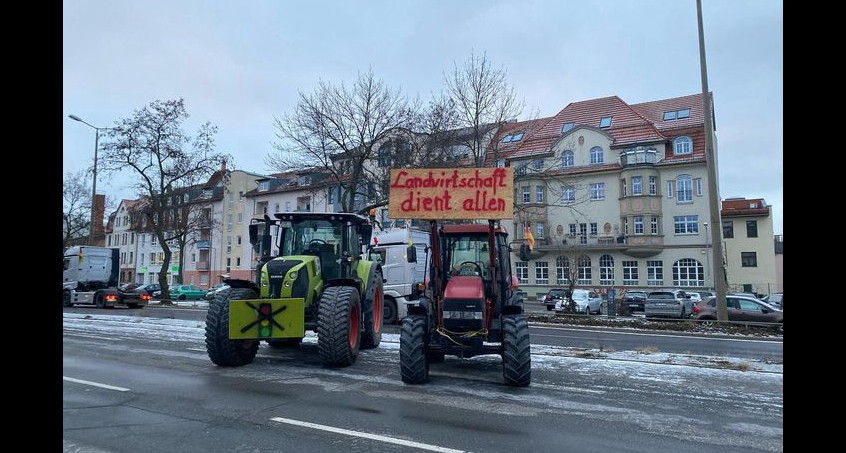 Bauernproteste in Thüringen