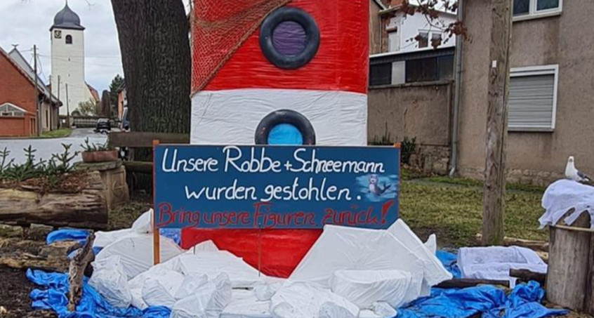 Großmölsen: Robbe und Schneemann gestohlen!