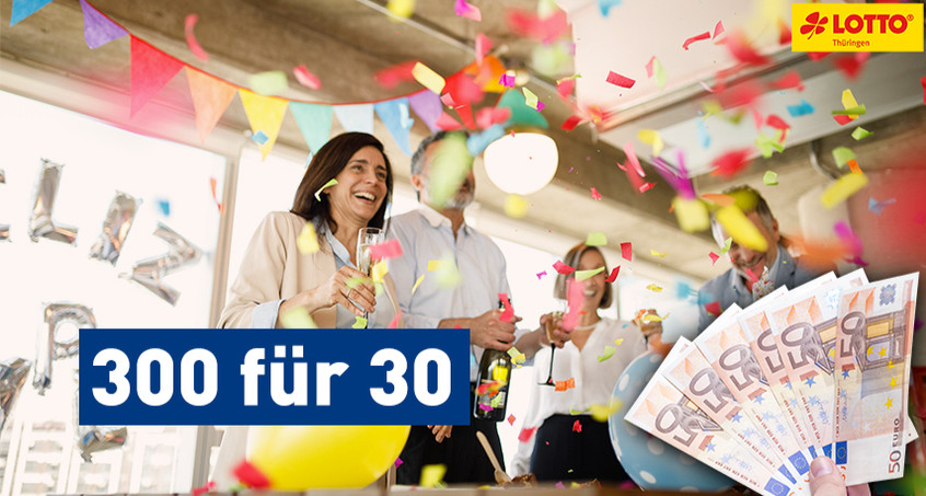 Spezielle Teilnahmebedingungen 300 für 30 - die LandesWelle Jubeltage