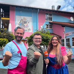 Lukas auf Endeckungstour im Schlagerschloss