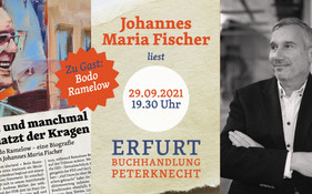 »… und manchmal platzt der Kragen« – Autor Johannes Maria Fischer trifft Bodo Ramelow