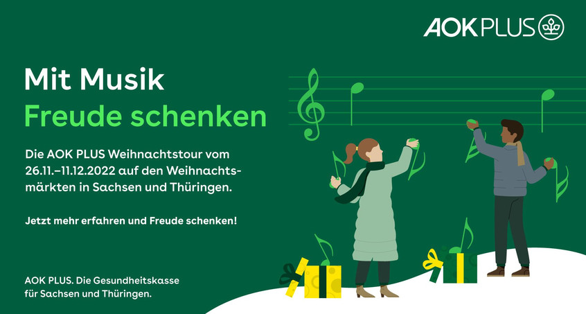 Die AOK PLUS Weihnachtstour